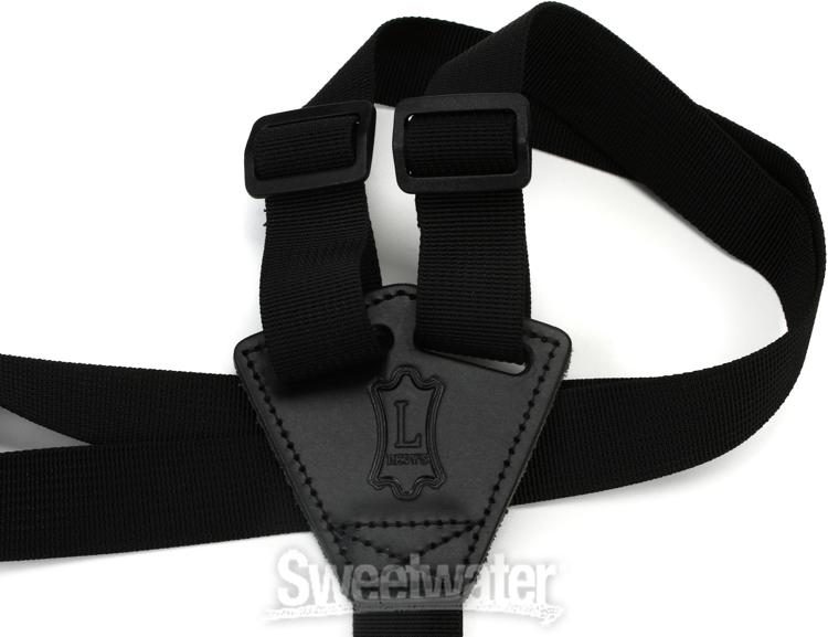 Levy's M20 Nylon and Leather Classical Guitar Strap - Black | Sweetwater