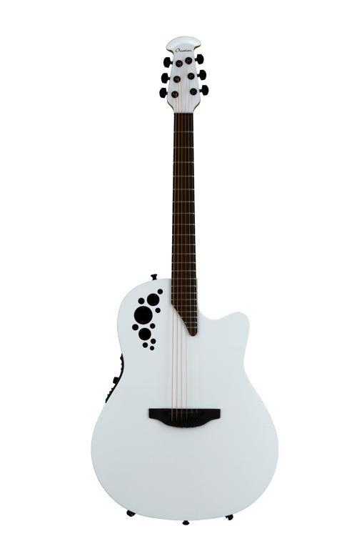 white ovation guitar