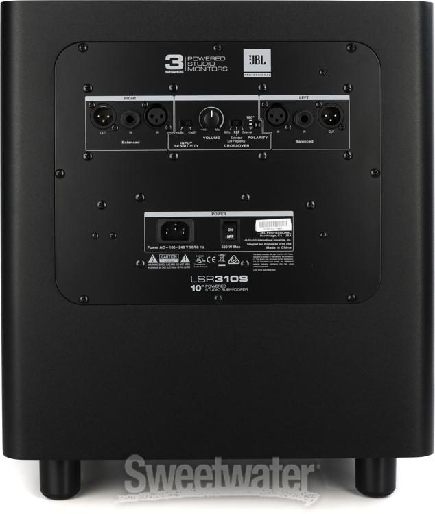LSR310S 10-inch Powered Studio Subwoofer | Sweetwater