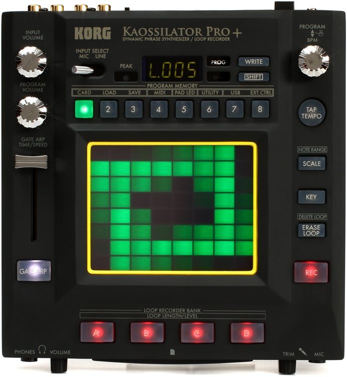 Korg Kaossilator Pro+ Phrase Synthesizer and Loop Recorder | Sweetwater