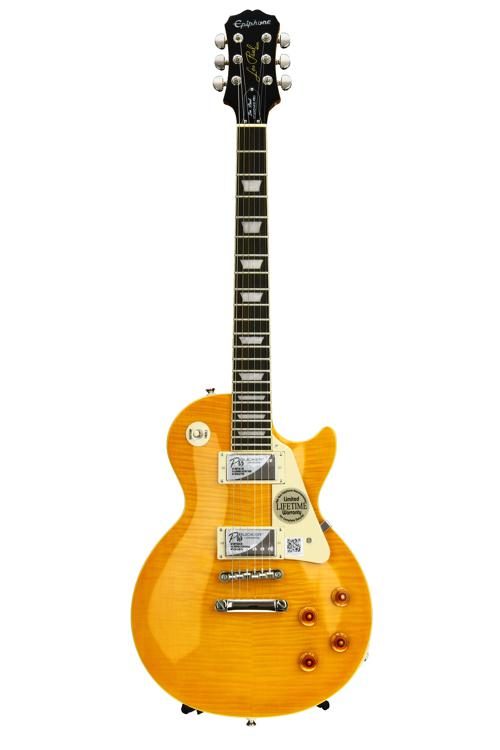 Epiphone Les Paul Standard Plustop Pro - Antique Natural | Sweetwater Epiphone Les Paul Standard Plustop Pro - Antique Natural | Sweetwater
