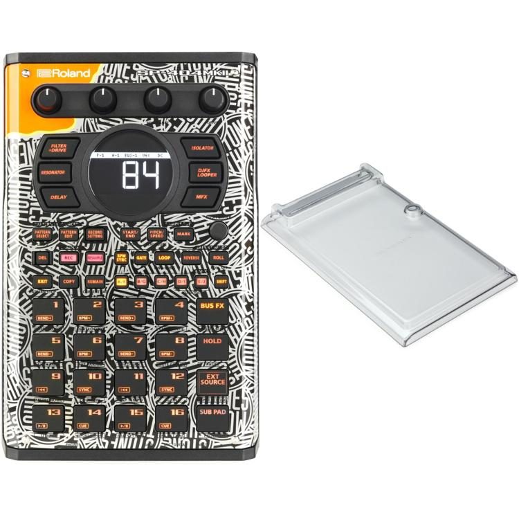 Roland SP-404MKII Linear Wave Sampler with Decksaver Cover - Stones Throw  Limited Edition