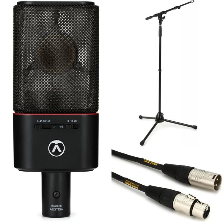 Austrian Audio OC18 Large-diaphragm Condenser Microphone Bundle with Stand  and Cable