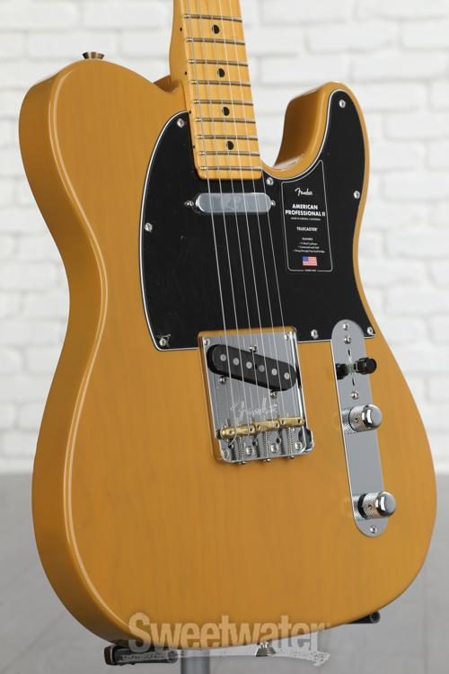 Fender American Professional II Telecaster Left-handed Butterscotch Blonde with Maple Fingerboard 