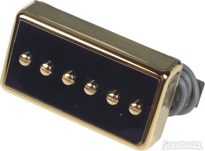 Gibson Accessories P-94R Humbucker-Sized P-90 - Black w/Gold