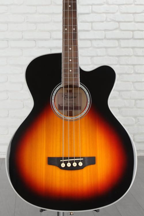 Takamine GB72CE Jumbo Acoustic-electric Bass Guitar - Sunburst