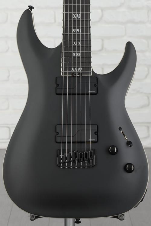 Schecter C-7 SLS Evil Twin - Satin Black | Sweetwater