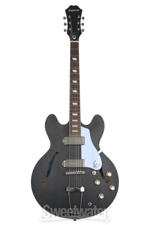 epiphone casino worn black