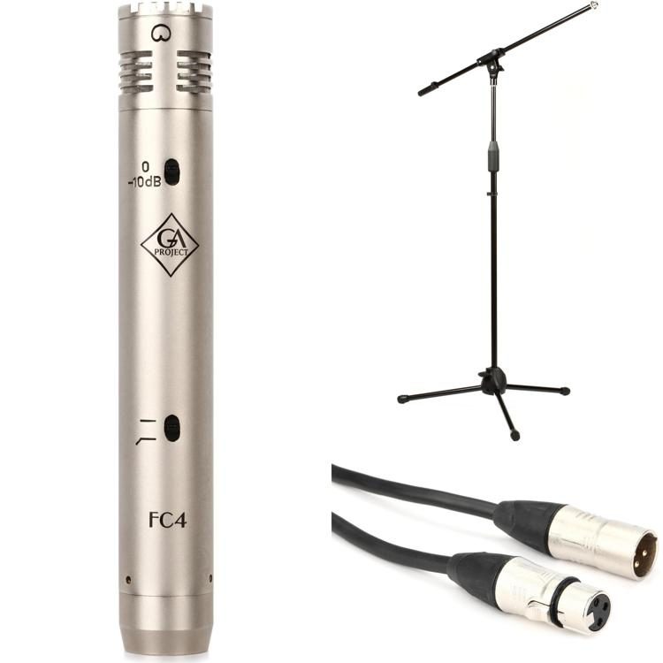 Golden Age Project FC4 Small-diaphragm Condenser Microphone with Stand ...