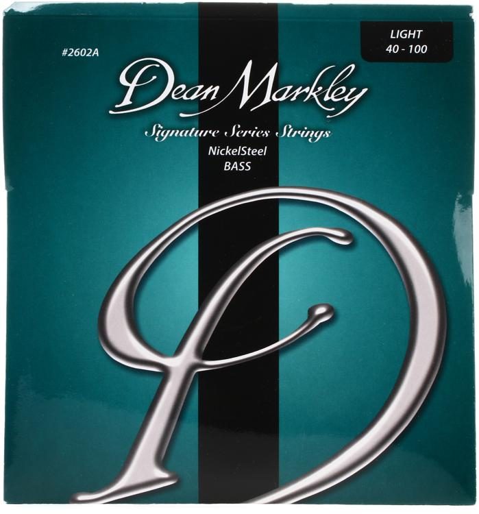 Dean Markley 2602a Nickel Steel Bass Guitar Strings 040 100 Light Sweetwater
