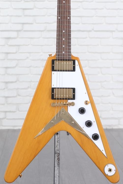 Epiphone 1958 Korina Flying V Electric Guitar - Natural