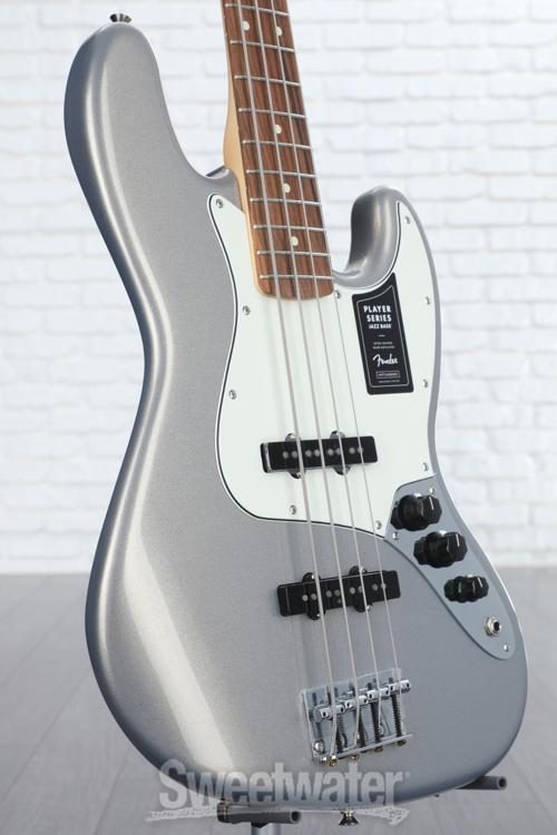 silver jazz bass