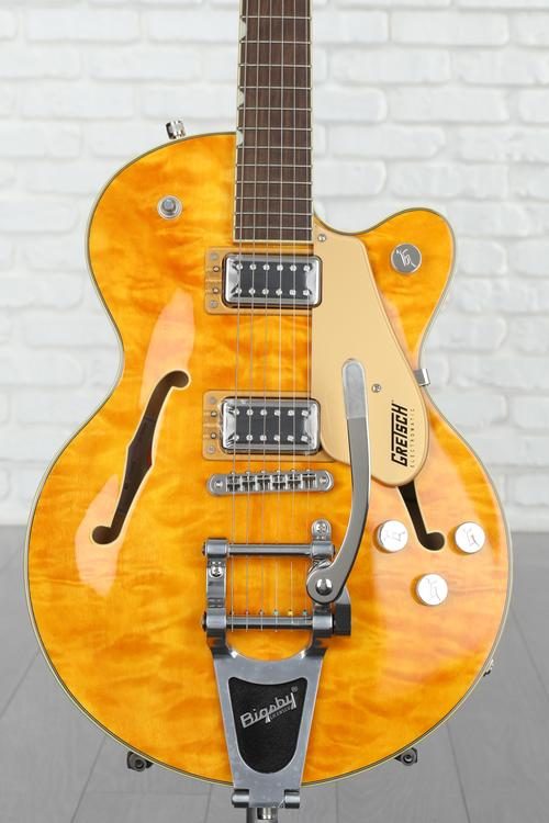 Gretsch G5655T-QM Electromatic Center Block Jr. Quilt Semi-hollowbody  Electric Guitar - Speyside