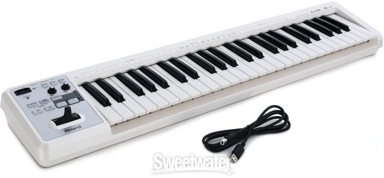 Roland A-49 49-key Keyboard Controller - White Reviews | Sweetwater
