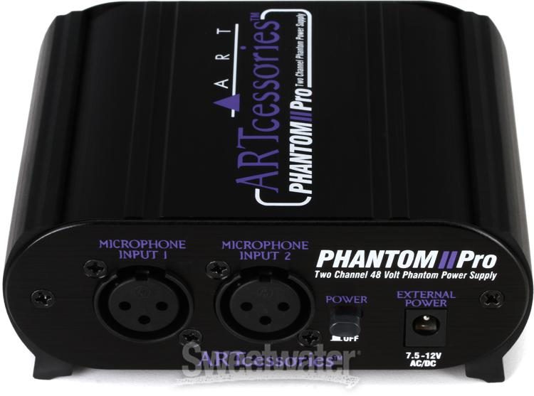 Art phantom ii pro 2 channel 48v phantom power supply Art Phantom Ii Pro 2 Channel 48v Phantom Power Supply Sweetwater