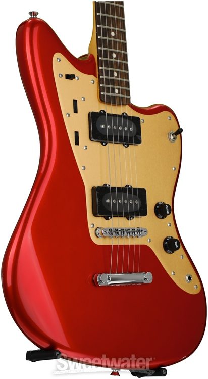 squier jazzmaster red gold