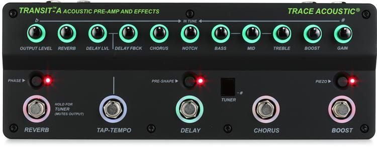 Trace Elliot Transit A Acoustic Guitar Preamp A... - Trace Elliot Transit A Acoustic Preamp Pedal Sweetwater