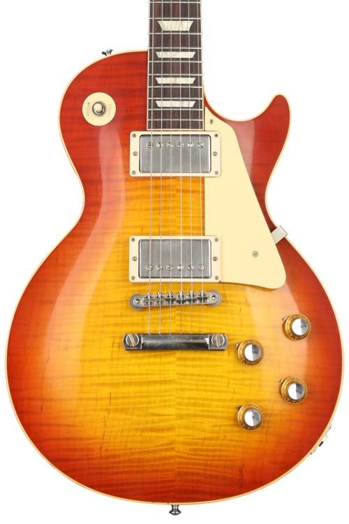 Gibson Custom 1960 Les Paul Standard Reissue VOS Electric Guitar -  Tangerine Burst