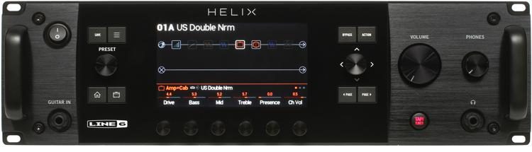 Line 6 Helix Rack with Helix Control and SKB iSeries Case Bundle 