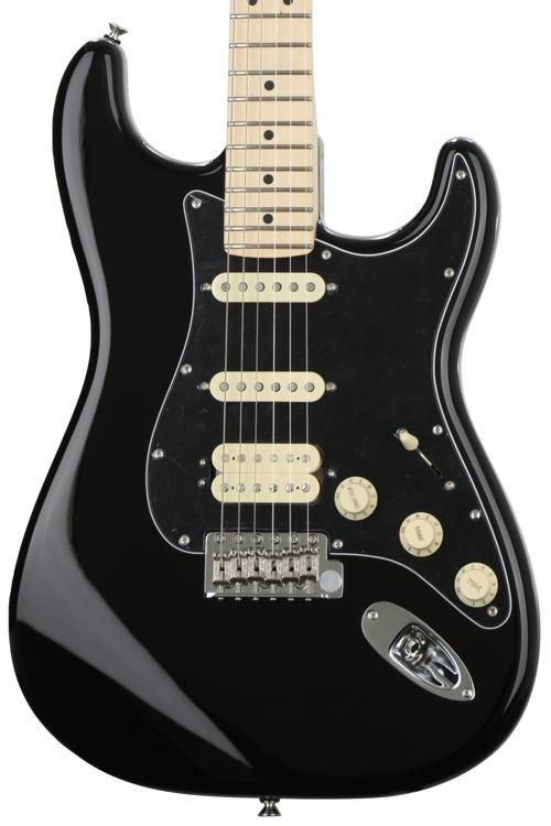 imitar diluido Palabra Fender American Performer Stratocaster HSS - Black with Maple Fingerboard |  Sweetwater