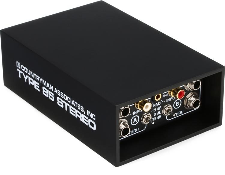 Countryman Type 85S Stereo Active Direct Box, 42% OFF