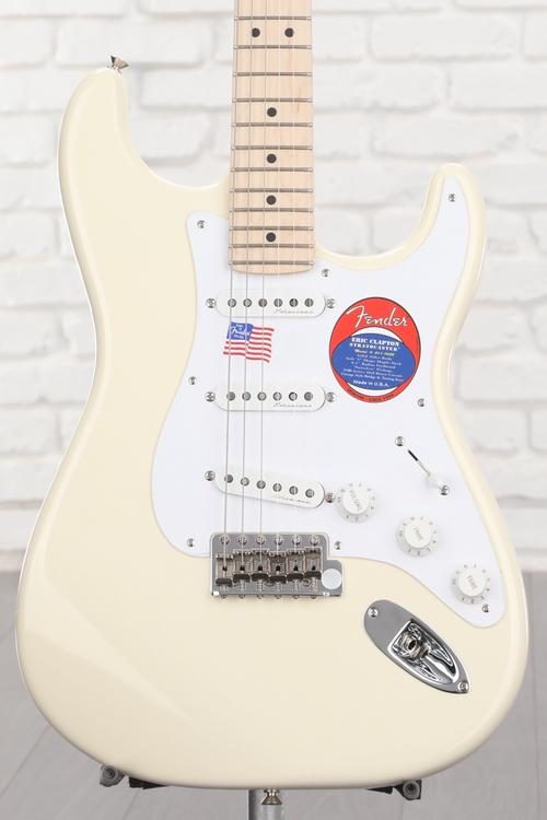 Fender Eric Clapton Stratocaster - Olympic White with Maple Fingerboard ...