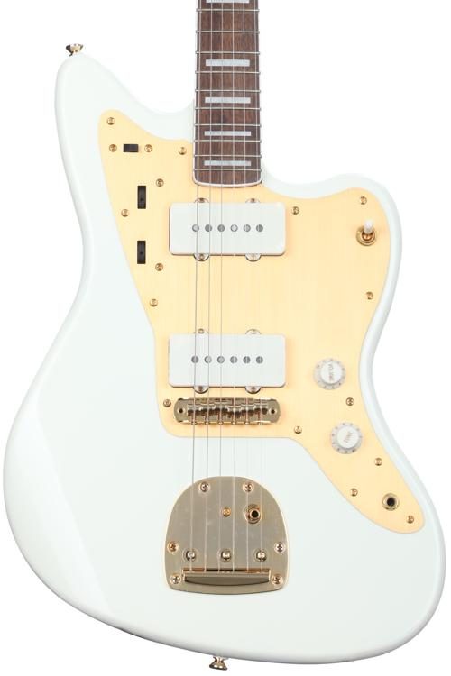 Squier 40th Anniversary Gold Edition Jazzmaster - Olympic White ...