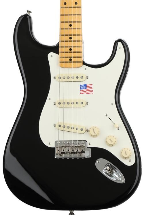 Banco Dictar Chispa  chispear Fender Eric Johnson Stratocaster - Black with Maple Fingerboard | Sweetwater