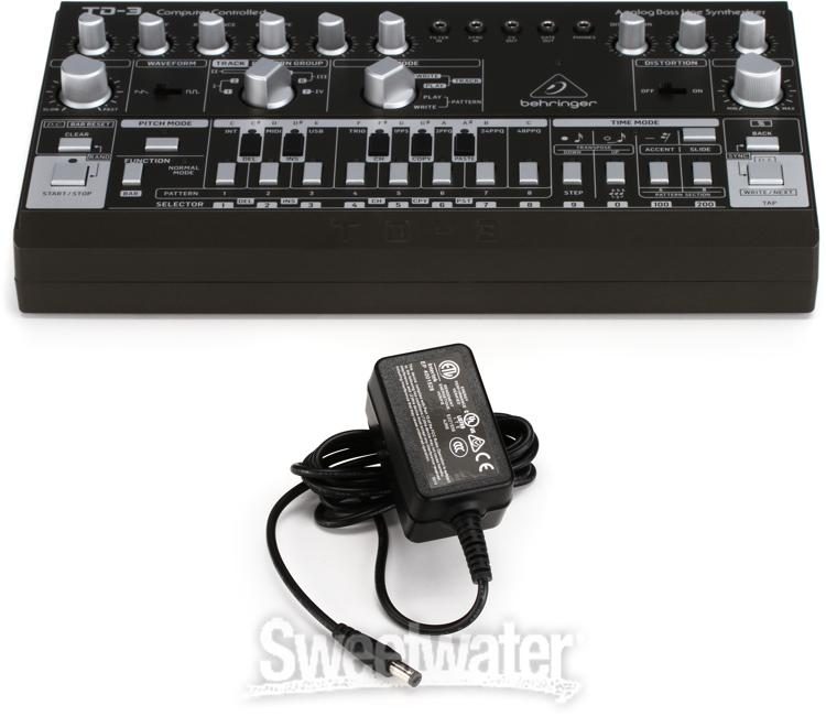 Behringer TD-3-BK Analog Bass Line Synthesizer - Black | Sweetwater