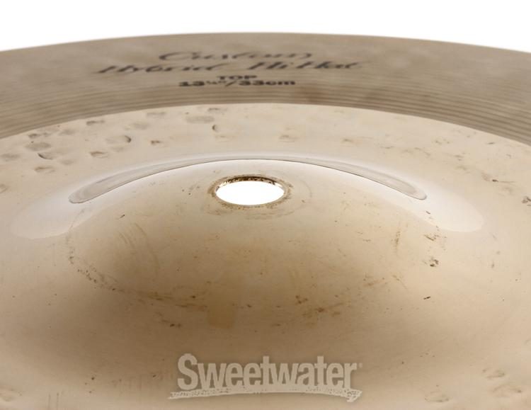 Zildjian 13.25 inch K Custom Hybrid Hi-hat Cymbals | Sweetwater