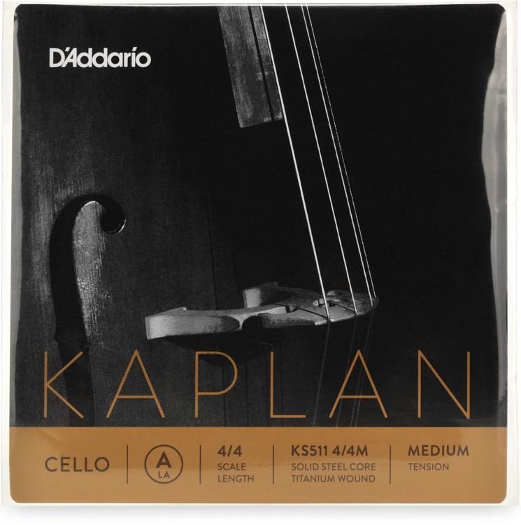 D'Addario KS511 Kaplan Cello A String 4/4 Scale Medium Tension