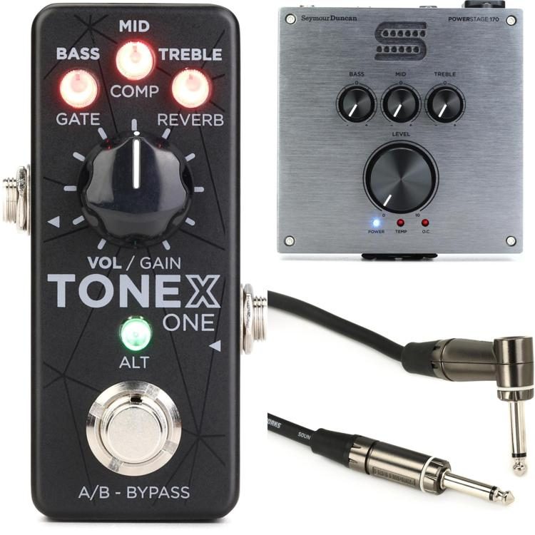 IK Multimedia TONEX ONE Amplifier/Cab/Pedal Modeler and Seymour Duncan  PowerStage 170 Bundle