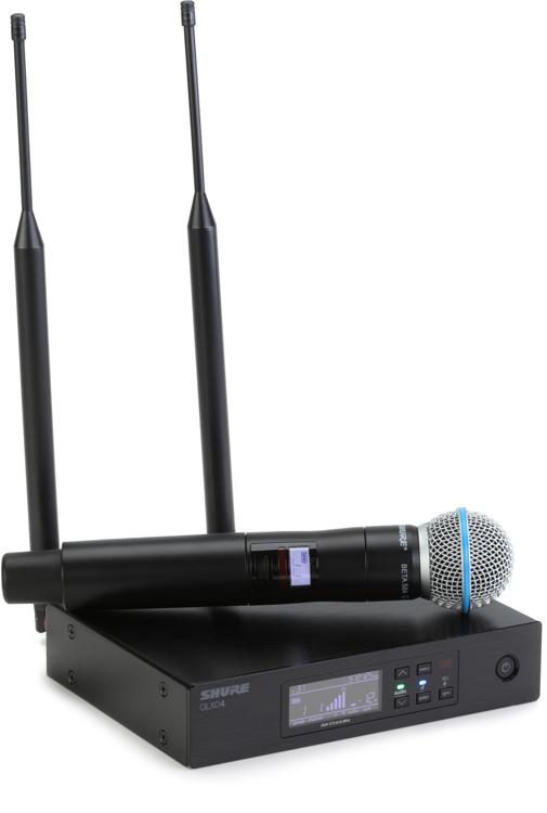 Unpleasantly Attentive Somatic cell Shure QLXD24/B58 Digital Wireless Handheld Microphone System - J50A Band |  Sweetwater
