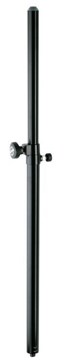 K&M 26736 Adjustable M20 Threaded Speaker Pole - Black | Sweetwater