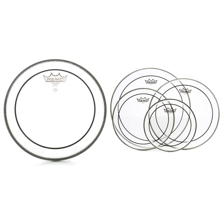Remo Pinstripe Clear Drumhead Pack 