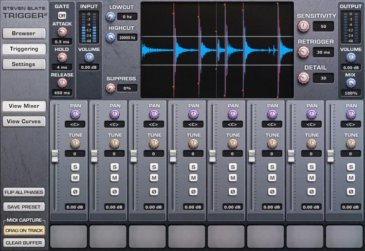 Steven Slate Drums Trigger 2 Platinum Drum Replacement Plug-In.