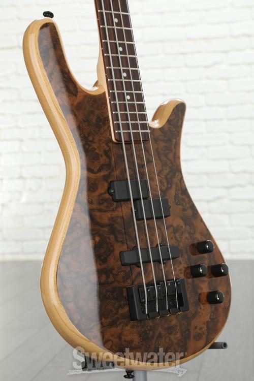 Spector Legend 4 Classic Bass Guitar - Natural Walnut Burl Gloss