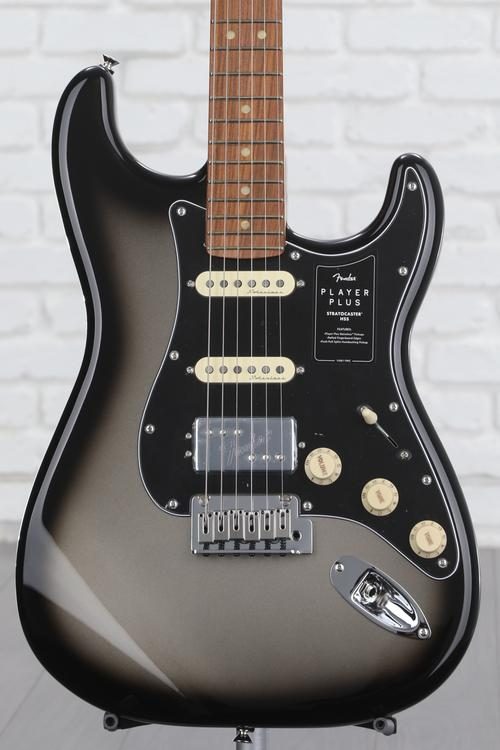 Fender Player Plus Stratocaster HSS Electric Guitar - Silverburst with ...