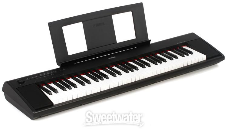 Top Yamaha Piaggero np-12 Portable pianoforte con funzione di registrazione 61 tasti Bianco 