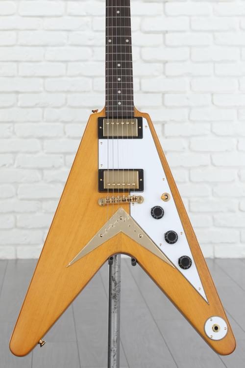 Epiphone 1958 Korina Flying V Electric Guitar - Natural