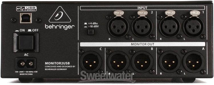 Behringer MONITOR2USB Monitor Controller | Sweetwater