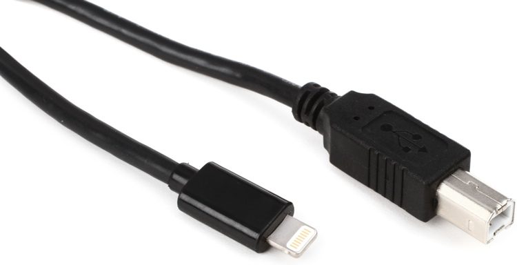 Maladroit Geometrie scherm iConnectivity Inline iOS Connection Cable - Lightning to USB Type B |  Sweetwater