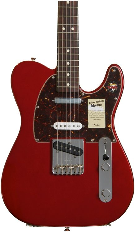 fender deluxe nashville telecaster candy apple red