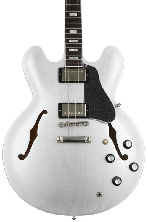 Gibson ES-335 Metallic Top 2018 - Silver Metallic | Sweetwater