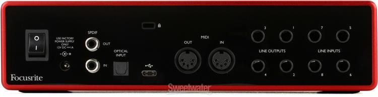 Focusrite Scarlett 18i8 3rd Gen USB Audio Interface | Sweetwater