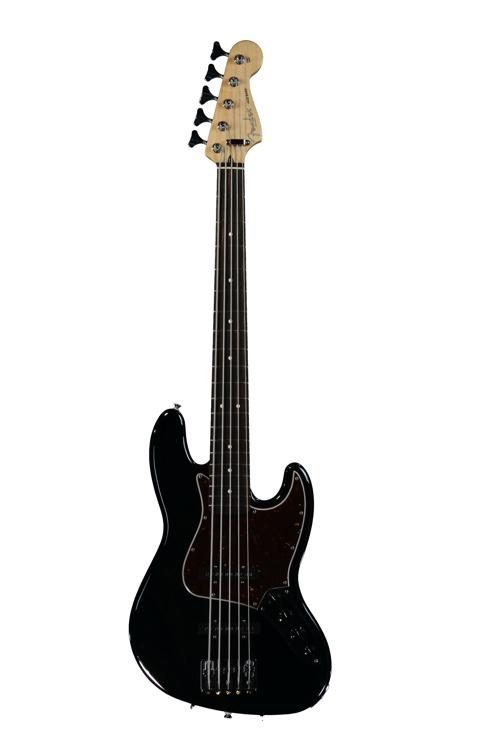 Fender Deluxe Active Jazz Bass V - Black | Sweetwater