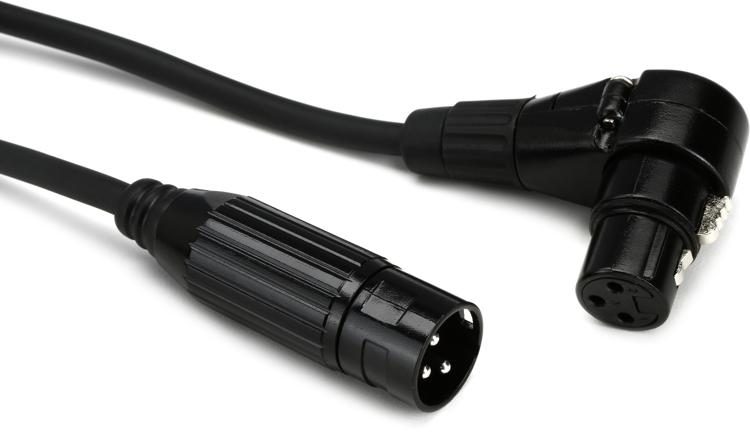 Black 5-Pack Maximm XLR to XLR Microphone Cable 3 Feet 