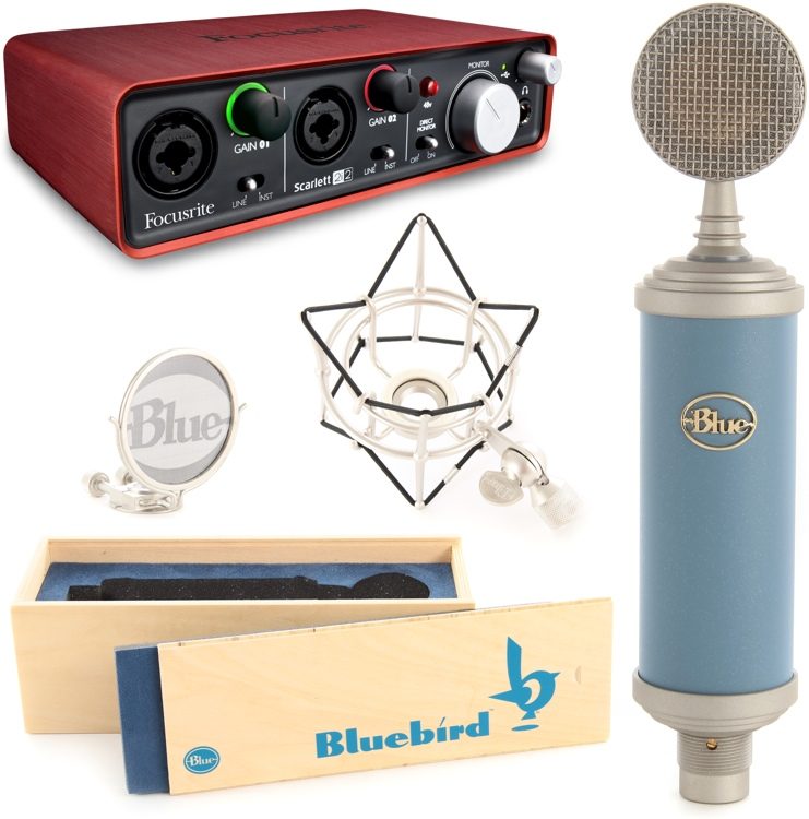 Blue Microphones Bluebird/Scarlett 2i2 Bundle | Sweetwater