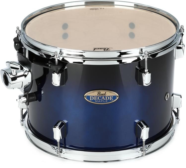 Pearl Decade Maple Mounted Tom 13 x 9 inch Gloss Kobalt Fade