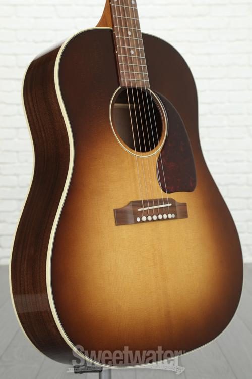 Gibson Acoustic J 45 Studio Walnut Burst Reviews Sweetwater